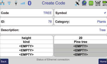 Elaborate code and attribute creation feature  with quick access when you need them